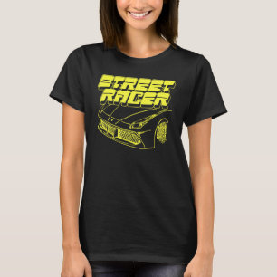 T-shirt Grand État Sport Voiture Course Conduite Racer Au