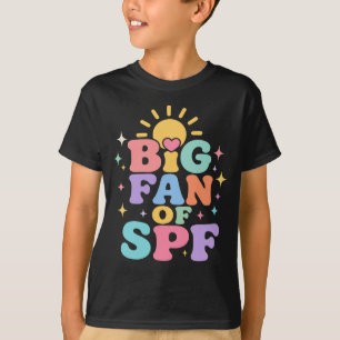 T-shirt Grand fan de protection solaire SPF pour l'été