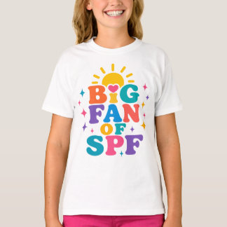 T-shirt Grand fan de protection solaire SPF pour l'été
