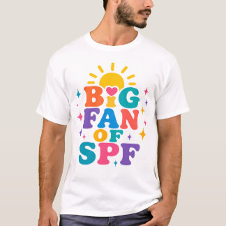 T-shirt Grand fan de protection solaire SPF pour l'été