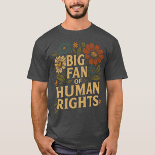 T-shirt Grand Fan des Droits de l'Homme – Déclaration Flor
