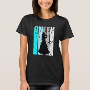 T-shirt Grand-fille championne de la reine du violon en dé