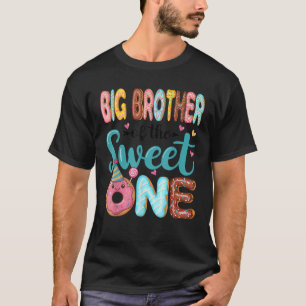 T-shirt Grand frère de la douce 1ère fille d'anniversaire
