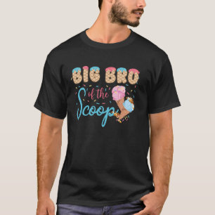 T-shirt Grand frère de The Scoop Ice Cream Gender Reveal B