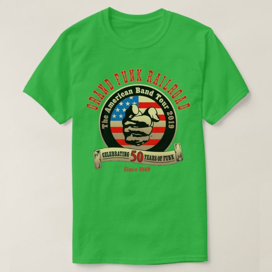 T-SHIRT GRAND FUNK RAILROAD 25 (Design devant)