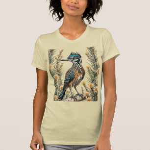 T-shirt Grand Géocoucou Entouré de Fleurs de Yucca 3