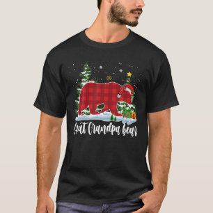 T-shirt GRAND GRAND BAIN À OURS Hommes Pyjama de Noël roug