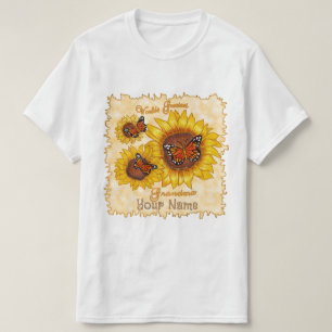 T-shirt Grand grand-grand-mère de tournesol