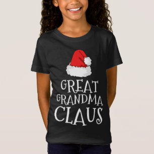 T-Shirt Grand grand-mère Claus Noël Casquette de Noël jume