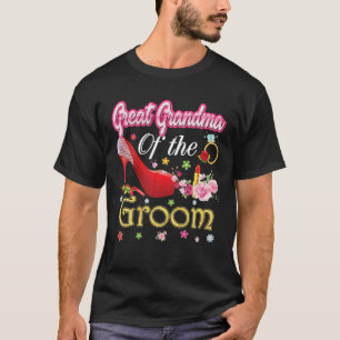 T-shirt Grand Grand-Mère De La Salle Joyeuse Fleur Mariage