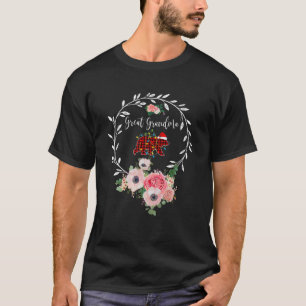 T-shirt Grand grand-mère ours Noël Famille Pajama Re