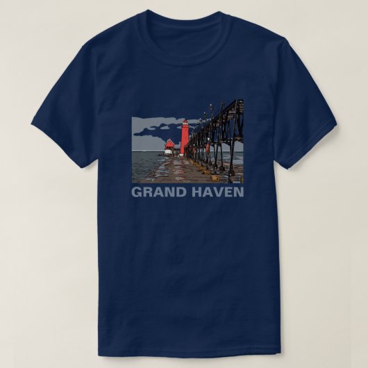 T-shirt Grand Haven Light (Design devant)