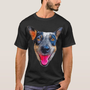 T-shirt Grand Heeler Mignon, Chien de Bétail Australien (A