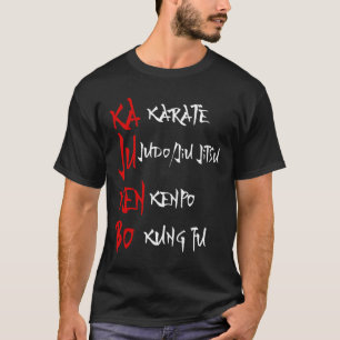 T-shirt Grand Kajukenbo Combattre Karate Judo Kenpo Kung F