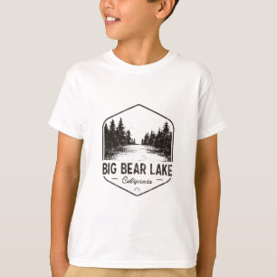 T-shirt Grand lac Big Bear Californie Extérieur Vintage