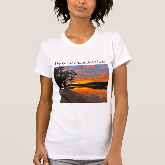 T-Shirt - Grand lac Sacandaga (Devant)