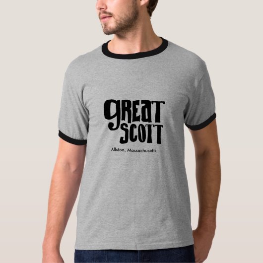T-shirt Grand LOGO de Scott (Devant)