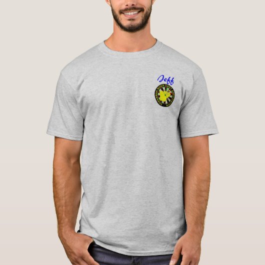 T-shirt grand logo de srda, Jeff (Devant)