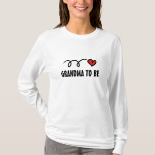 T-shirt Grand-maman à être chemise pour le bébé nouvea