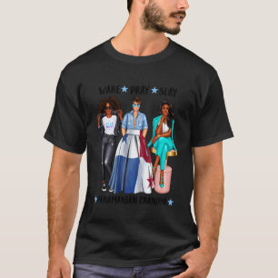 T-shirt Grand-mère afro-panaméenne Femme de ménage Cheveux
