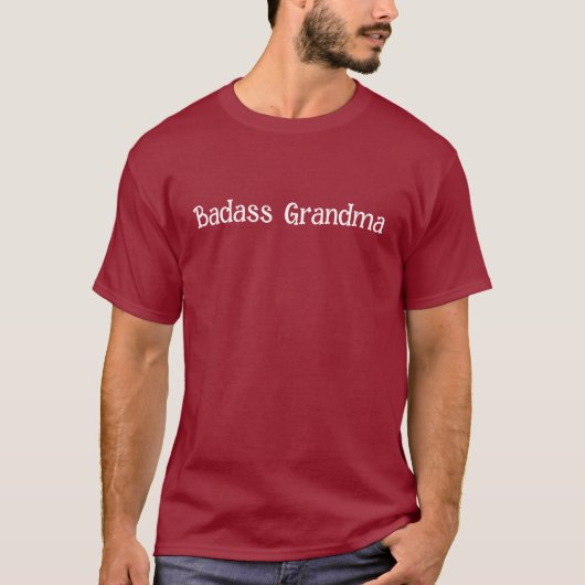 T-shirt Grand-mère Badass (Devant)