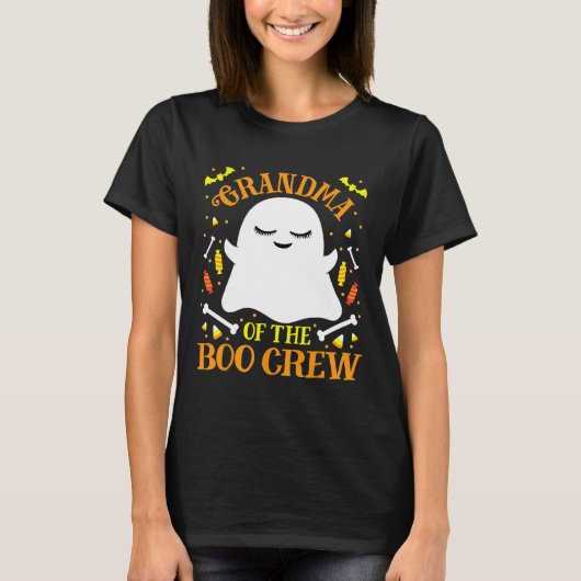 T-shirt Grand-mère Boo Crew Ghost Matching Family Set Hall (Devant)