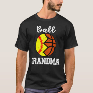 T-shirt Grand-mère de balle softball de basket-ball grand-