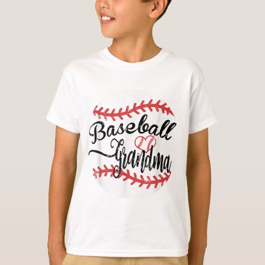 T-shirt Grand-mère de baseball fière (Devant)