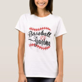 T-shirt Grand-mère de baseball fière (Devant)