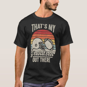 T-shirt Grand-mère de baseball Retro C'est mon petit-fils 
