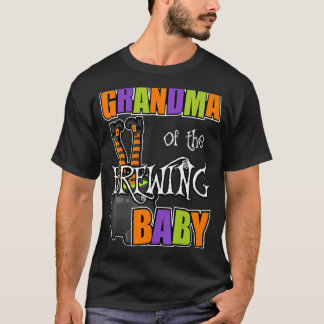 T-shirt Grand-Mère De Bébé Brassant Halloween Thème Baby S