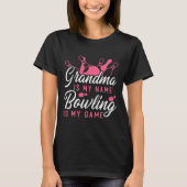 T-shirt Grand-mère de Bowling est mon nom Bowling I (Devant)