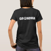 T-shirt grand-mère de chat personnalisé (Dos)