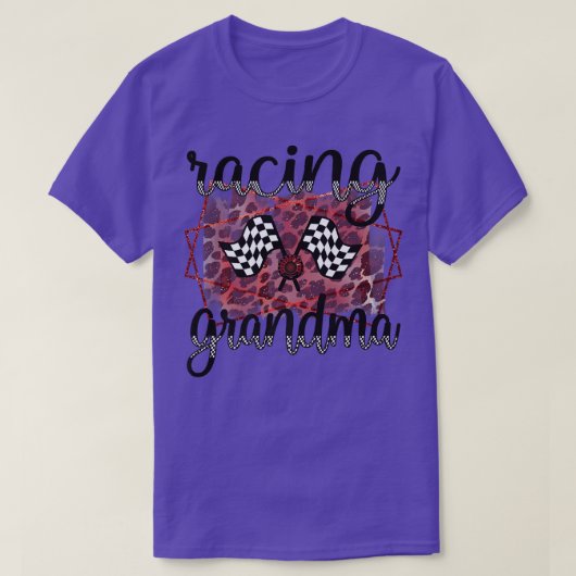 T-shirt Grand-Mère De Course Fière Grand-Mère De Course D' (Design devant)