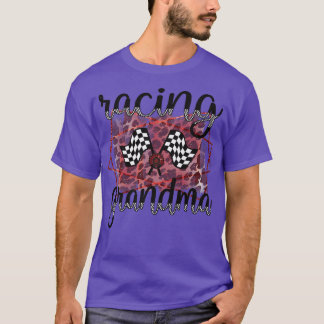 T-shirt Grand-Mère De Course Fière Grand-Mère De Course D'