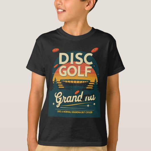 T-shirt Grand-mère de disc golf Midnight Drive (Devant)