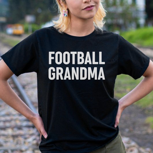 T-shirt Grand-mère de football