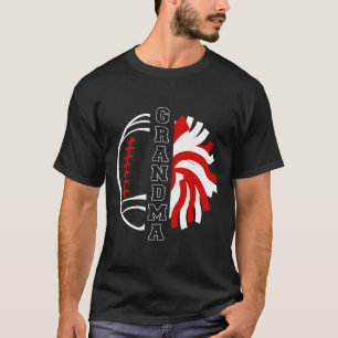 T-shirt Grand-mère de football et de cheerleading Football