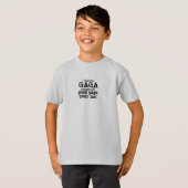 T-shirt Grand-mère de Grandson Gaga (Devant entier)