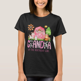 T-shirt Grand-mère de la fille qui fête son anniversaire 1