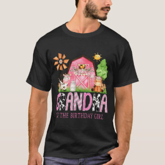 T-shirt Grand-mère de la fille qui fête son anniversaire 1