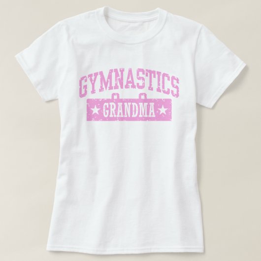 T-shirt Grand-mère de la gymnastique (Design devant)