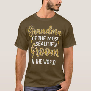 T-shirt Grand-Mère De La Plus Belle Grand-Mère De Douche D