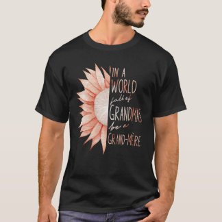 T-shirt Grand-mère de langue française - Grand-Mere