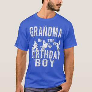 T-shirt Grand-Mère De L'Anniversaire Boy Dirt Vélo Anniver