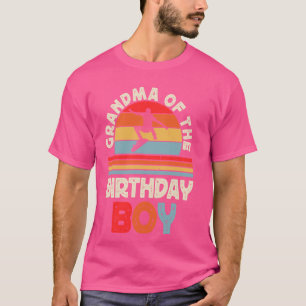 T-shirt Grand-Mère De L'Anniversaire Boy Skateboard Annive