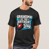 T-shirt Grand-mère de l'anniversaire Garçons de Hockey Gra (Devant)