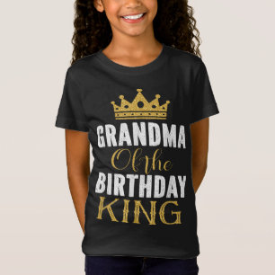 T-Shirt Grand-Mère De L'Anniversaire King Boys Anniversair
