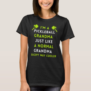 T-shirt Grand-Mère De Pickleball Comme Un Grand-Mère Norma
