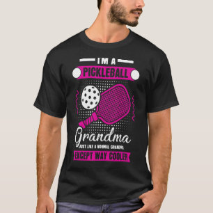 T-shirt Grand-Mère De Pickleball Comme Une Grand-Mère Norm